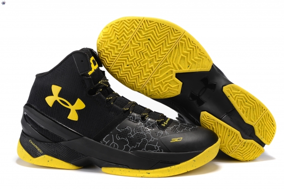 Meilleures Under Armour Curry 2 Jaune Noir