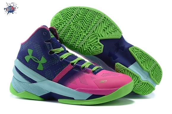 Meilleures Under Armour Curry 2 Rouge Bleu Vert